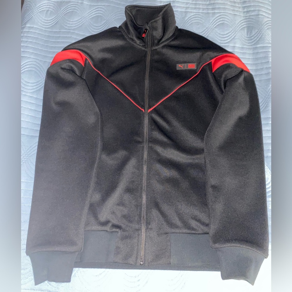 Puma Black and Red Performance Jacket